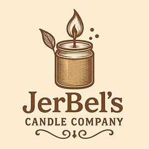 JerBel's Candle Company Logo